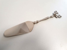 Tortenheber  Hirschkopf  messing vernickelt   Colmore