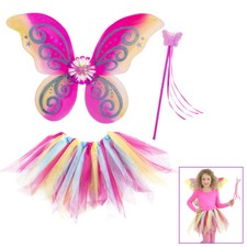 FEEN KOSTÜM & FLÜGEL KINDER