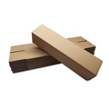 100 Versandhülsen eckig