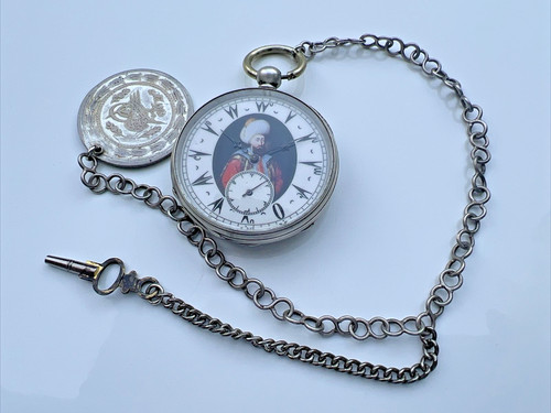 Antike schlüssel taschenuhr - antike,