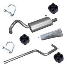 Auspuff Mittelrohr Endtopf