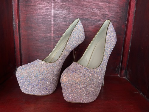 Plateau pumps glitzer - pumps,