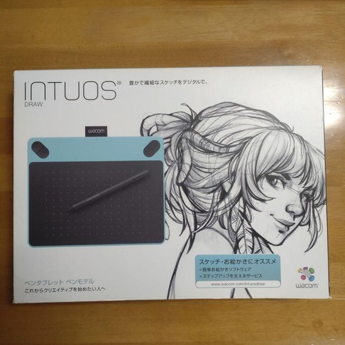 Wacom intuos draw blue pen - draw,