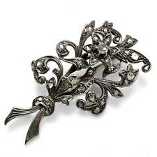 ANTIK DIAMANT BROSCHE