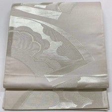 6040# Japanischer Vintage Fukuro Obi Gürtel Kimono Stoff Seide Traditionell...