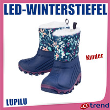 LUPILU Kinder-Winterstiefel floral, vegan, warm gefüttert Größe 29 Vegan