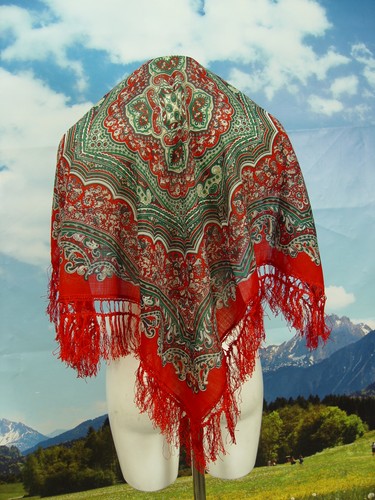 Handbedrucktes trachtentuch - handbedrucktes,