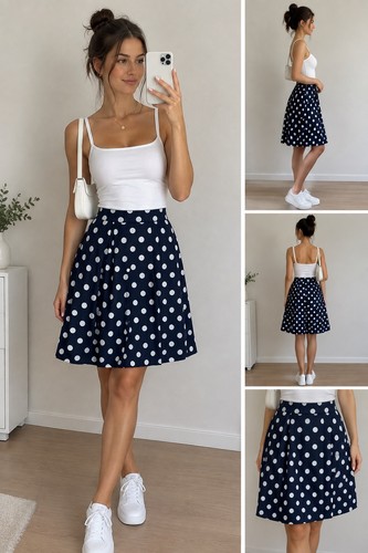 Rock blau mit - rock,