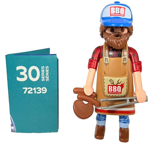 Playmobil figur arbeiter bbq - playmobil,