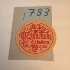 1 Stück Alter Bierdeckel