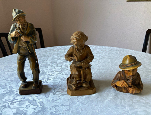 3er set dekofiguren skulpturen - set, dekofiguren/skulpturen