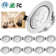 10x LED Einbaustrahler Innenbeleuchtung Einbauleuchten Decken Einbau Spot 230V