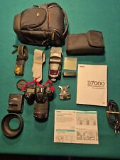 Nikon D7000 Digital Camera set, Sigma DC 18-200mm Lens, case, battery, SD Cards
