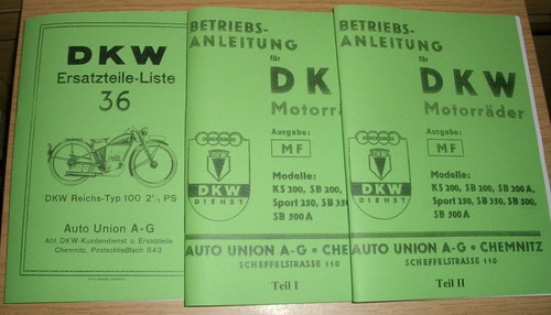 Ersatzteilliste dkw - ersatzteilliste,
