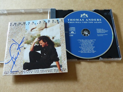 Thomas anders signed autogramm - thomas,