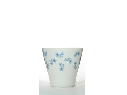 Eierbecher blümchen blau - eierbecher,, blümchen.