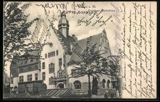 Ansichtskarte Hanau a. M. /Steinheim, Kreishaus, Seitenbau 1909 