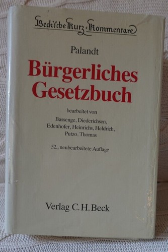 Palandt bürgerliches - palandt,