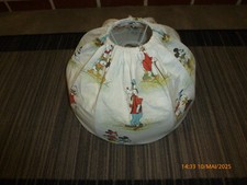 großer Lampenschirm / Metall und Stoff / Mickey Maus, Donald Duck, Goofy Disney