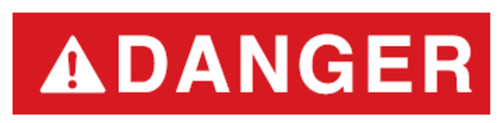 Warnaufkleber signalzeichen - warnaufkleber,