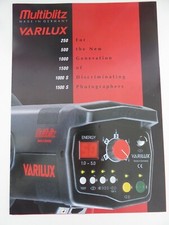 Multiblitz Prospekt Varilux 250-1500 S  - ENGLISCHE VERSION 