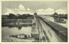 AK Minden - Weser-Überführung, Mittellandkanal, Rhein-Weser-Elbe-Kanal -von 1942