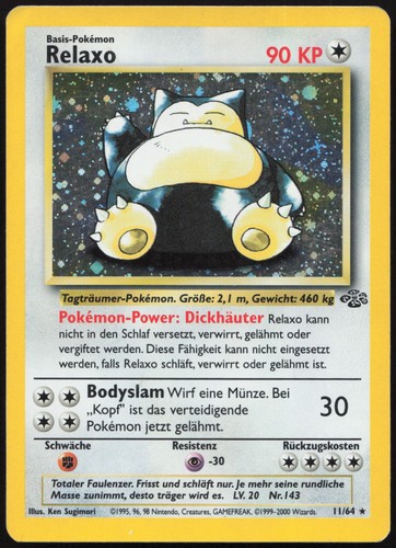 Relaxo holo rare - relaxo,