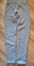 NEU Fleece Flausch Teddy Plüsch Leggings Grau S/M 158/164 36/38
