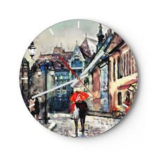 Modern wanduhr 40x40cm rund - modern,