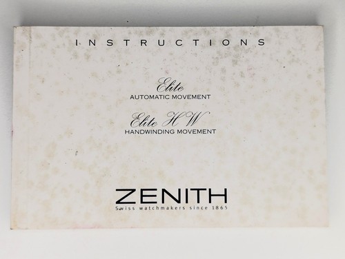 Zenith elite automatic - zenith,