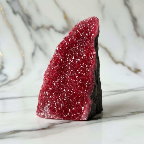 Rote amethystdruse 11cm - rote,
