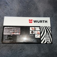 WÜRTH 33-tlg. Zebra Knarrenkasten 1/4 Zoll Multi Steckschlüssel Sortiment NEU!!