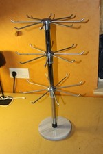 60er Jahre Tisch Drehständer Verkaufsständer 3 Etagen verstellbar in der Höhe