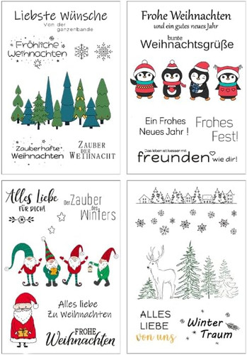 Silikonstempel weihnachten - silikonstempel,