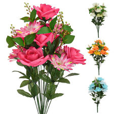 Künstlicher Gerbera Rosen Blumenstrauß Kunstpflanzen Pflanzen Hochzeit Strauss