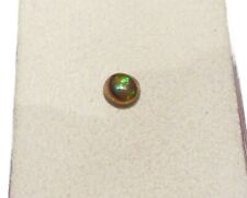 Edelopal schwarz Black Opal Äthiopien Cabochon 5,5 mm 0.4 ct. U32756