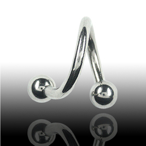 2mm piercing body - piercing, spirale