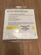 Microsoft Works Suite 2001 Original Eingeschweißt 
