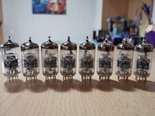 E88CC TELEFUNKEN WITH DIAMOND, TESTED, 8 PICES, CODE: ULM, KONVOLUT