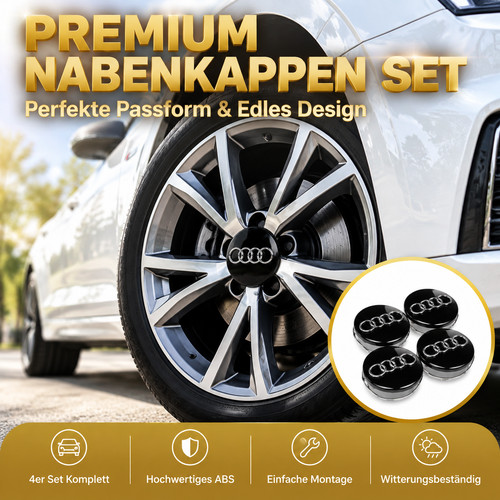 Für audi radnabendeckel 60mm - für,