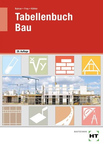 Tabellenbuch bau klaus - bau, |