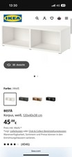 IKEA BESTA Korpus - Maße: 120 × 40 × 38 cm (B × T × H) Farbe: Weiß