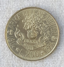 200 Lire 1994 Italien "180 Jahre Carabinieri (1814-1994)" ( KM# 164)