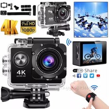 Action Cam 4K WIFI EIS UHD Sport Aktion Wasserdicht Kamera Helm Go pro 1080p