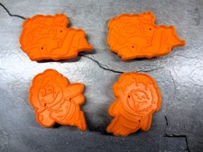 4 Plätzchenausstecher Prägeausstecher Biene Maja, 2 x Flip und Willi