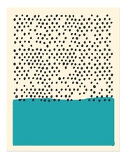 Abstrakte Gepunktete Wandkunst