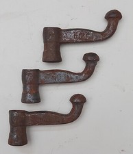 3 X antiker Fensterriegel 60 - Fenstervorreiber