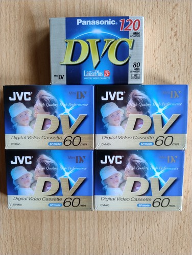 Jvc und panasonic mini - und, 1x