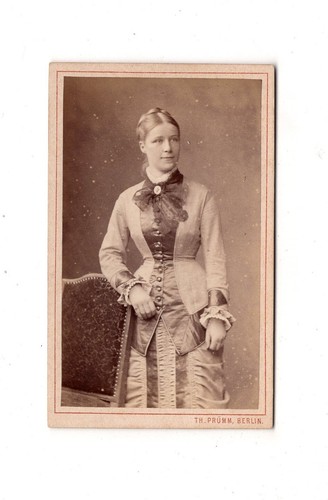Theodor prümm cdv foto feine - theodor,