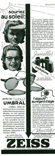 Reklame altes zeiss fernglas - reklame,